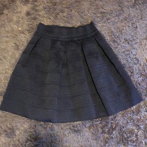 Navy skater skirt